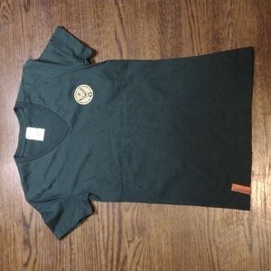 Jagermeister Women's Green V-neck T-shirt